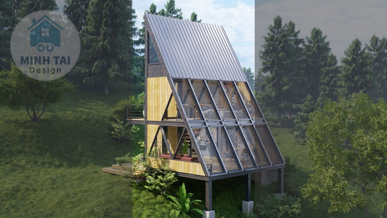 A-frame House - Minh Tai Design 22 Shorts