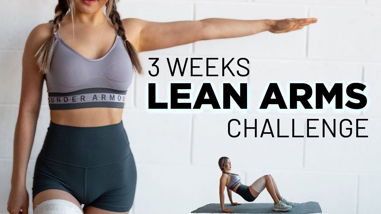 Lean Arms Workout Challenge | Lose Arm Fat (No Equipment)