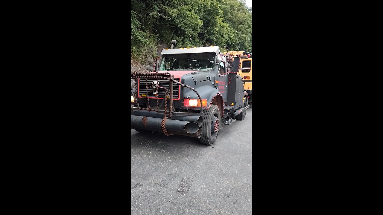 school bus tow