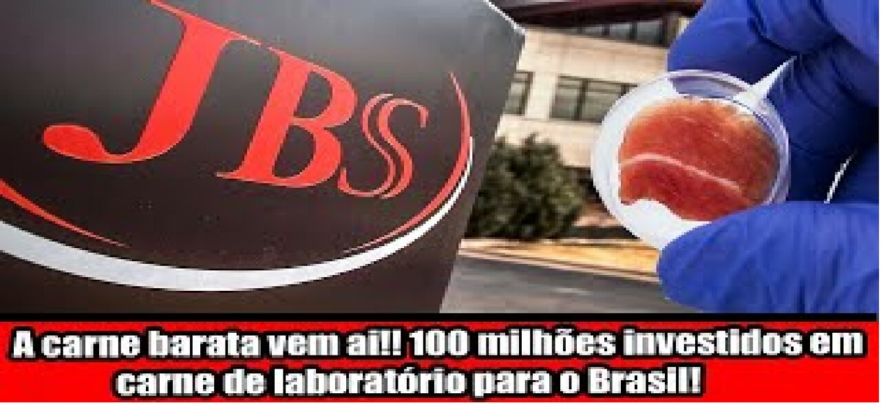A carne barata vem ai!! 100 milhões investidos em carne de laboratório para o Brasil