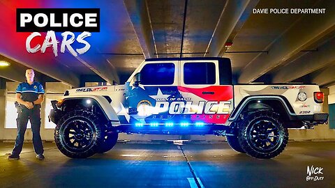 POLICE CARS: Lifted JEEP GLADIATOR 4x4 (Davie Police Department)