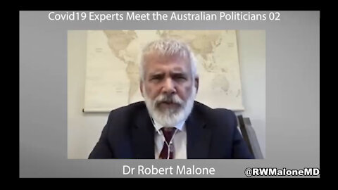 Dr. Robert Malone: Explains the Risks of Vaccines to Australian Politicians