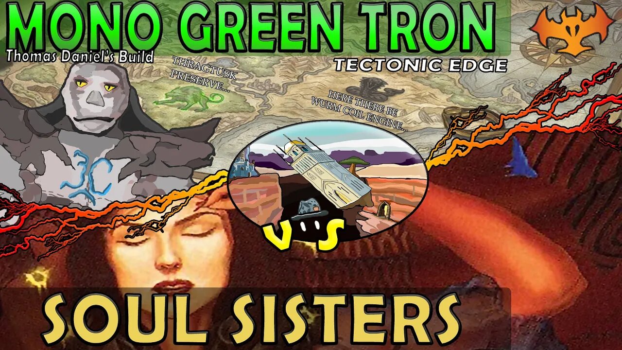 TD's Mono Green Tron VS Soul Sisters｜Uncommon Match Up｜Magic The Gathering Online Modern League Match