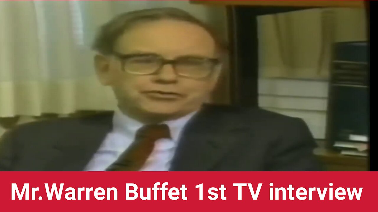 Warren Buffet Frist Television Interview Discussing Timeless Investment Principles