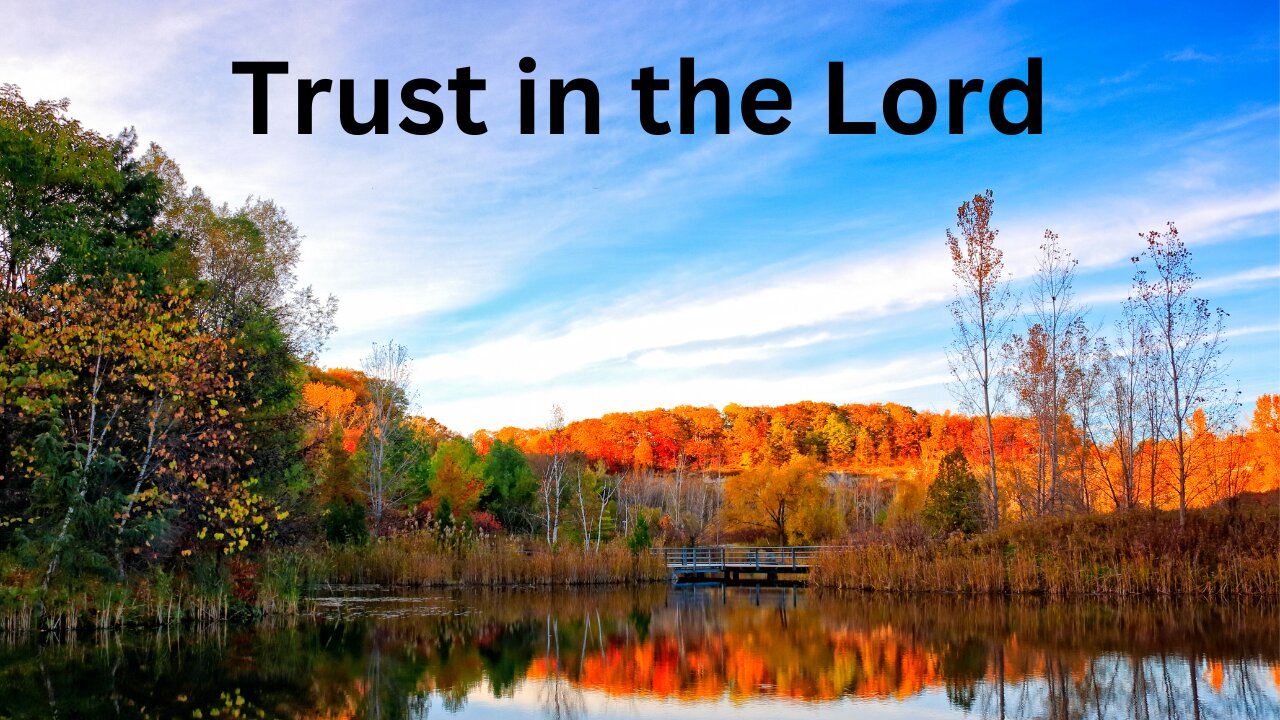 Trust in the Lord Rev Catherine Bloom Holiness Camp Meeting Sermon