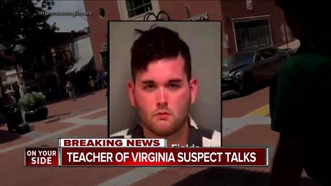 James Fields Jr.'s views surprised high school teacher