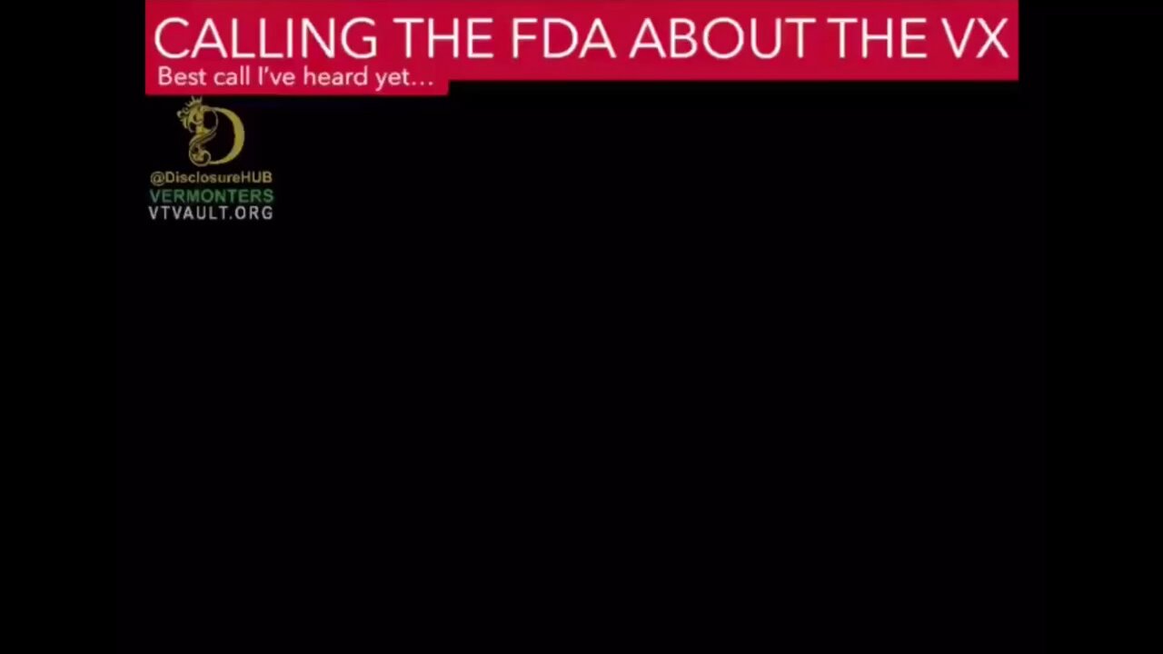 Calling the FDA