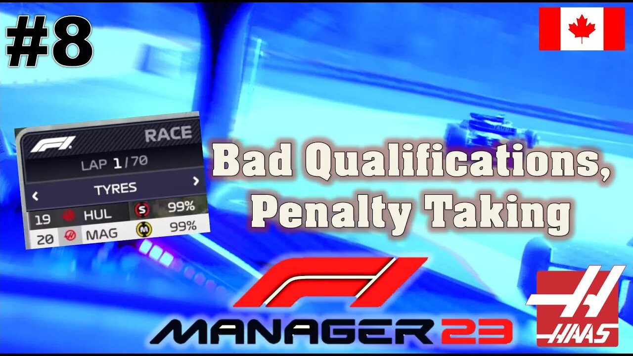 Bad Qualification, Penalty Taking l F1 Manager 2023 Haas Career Mode l Episode 8