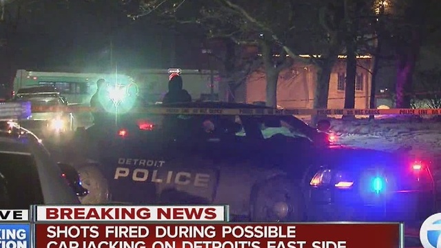 Two shot during possible carjacking on Detroit's east side
