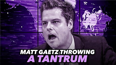 Matt Gaetz Is Already Throwing A Tantrum Over Temporary House Speaker