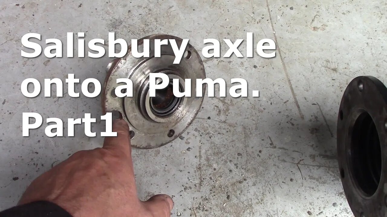 Salisbury axle onto a Puma Part1