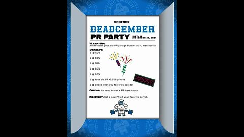 Deadcember Day 23. PR Party!