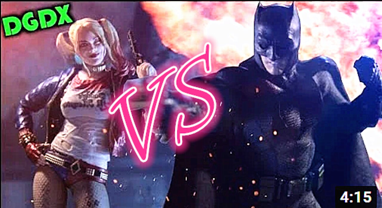 【BATMAN VS HARLEY QUINN】 Action Stop Motion