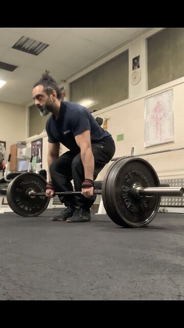 Deadlift 140kg at 70% 1x5