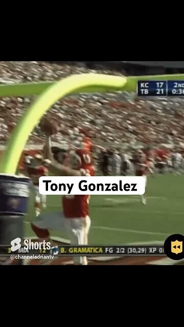 Tony Gonzalez #shorts #footballshorts #nfl #kansascitychiefs #football #sports #sportsnews #cfl