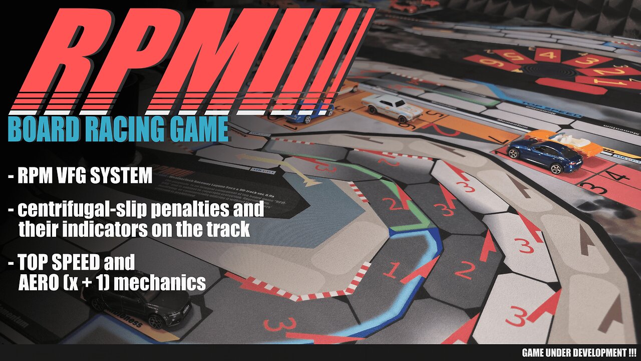 RPM Board Racing Game - Track and Basic Mechanics