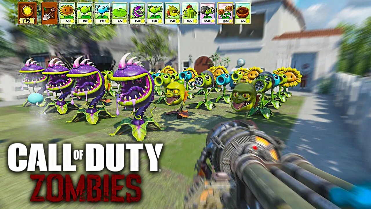 So they remade PLANTS vs ZOMBIES in Call of Duty Zombies...