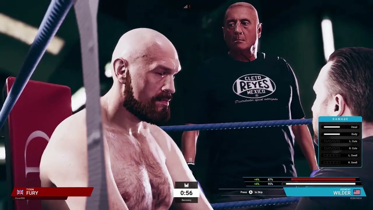 Undisputed Boxing Online Ranked Gameplay Deontay Wilder vs Tyson Fury 2 (Chasing Platinum)