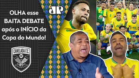 "AÍ É UMA PIADA! Se o Brasil GANHAR a Copa do Mundo..." OLHA esse DEBATE após a ABERTURA do Mundial!