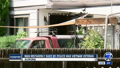 Man fatally shot by Aurora police after shooting home intruder identified as Vietnam veteran