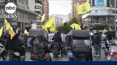 Celebration in streets of Beirut as the ceasefire between Israel and Hezbollah begins