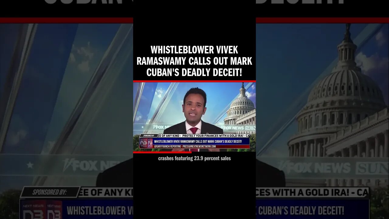 Whistleblower Vivek Ramaswamy Calls Out Mark Cuban's Deadly Deceit!