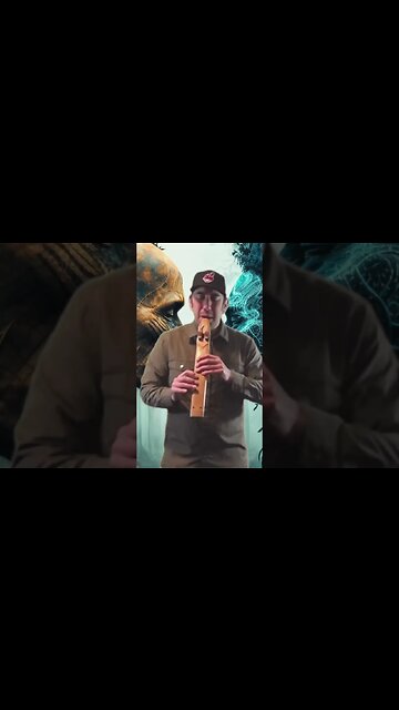 Mid Range Drone Native American Flute In A #shorts