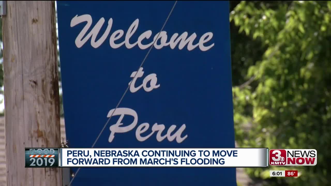 Peru, Nebraska continuing to move forward from March's flooding