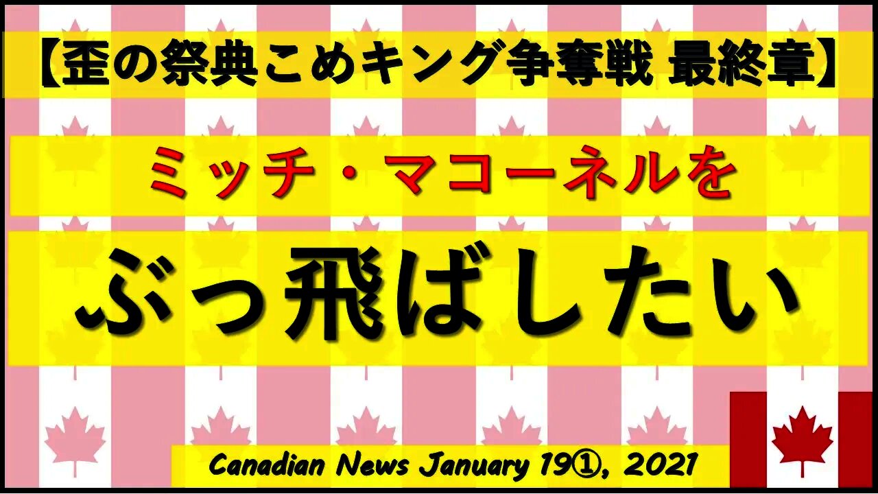 【米大統領選挙】ミッチ・マコーネルをぶっ飛ばしたい