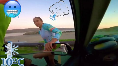 Post Paddle Hypothermia is a real and serious thing | Woman shivering cold