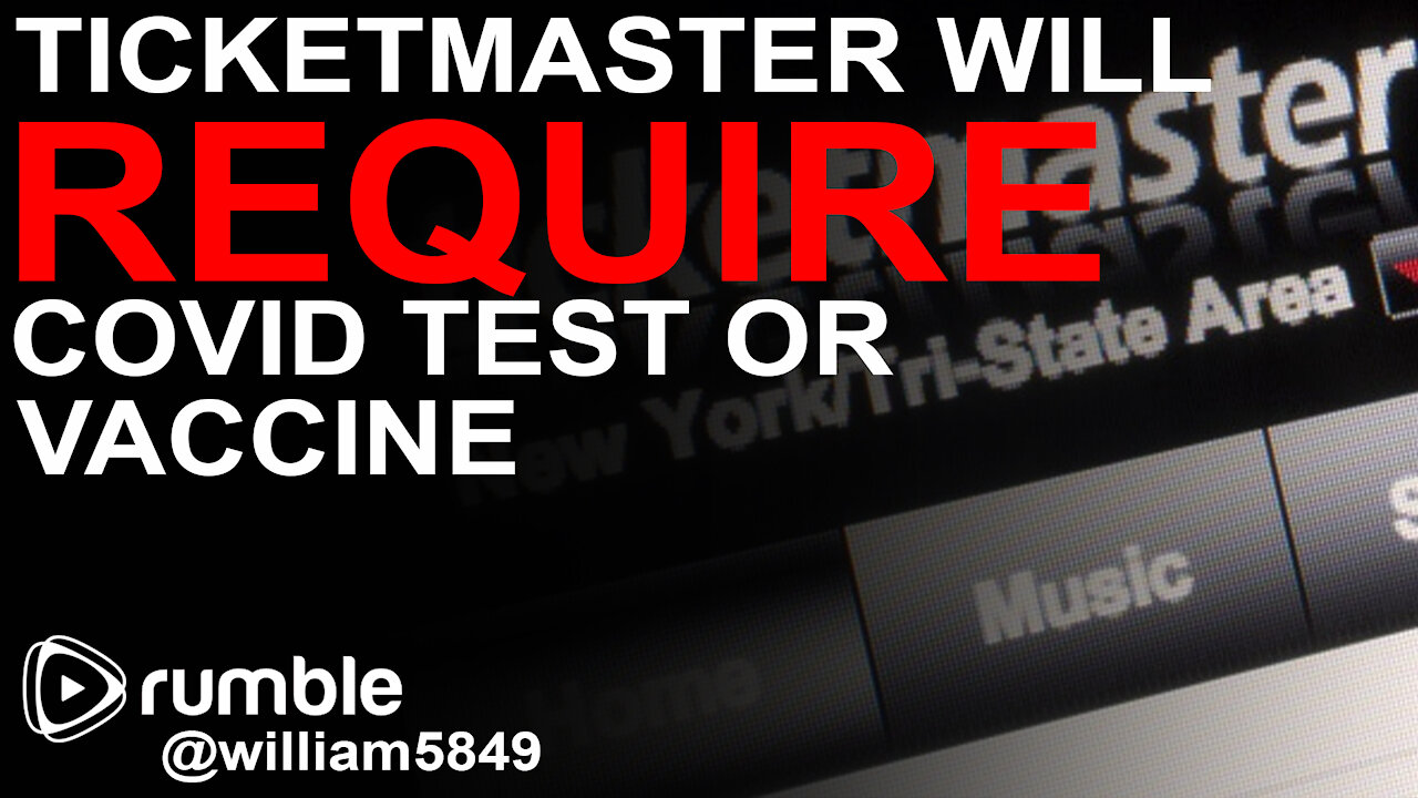 Ticketmaster Will Require COVID Test Or Vaccine