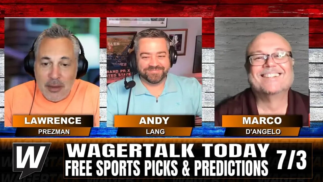 Free Sports Picks | WagerTalk Today | MLB Predictions, Picks and Odds Today | July 3