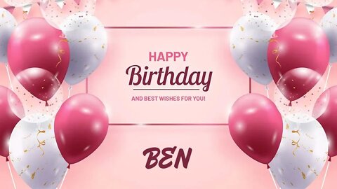 Happy Birthday to Ben - Birthday Wish From Birthday Bash
