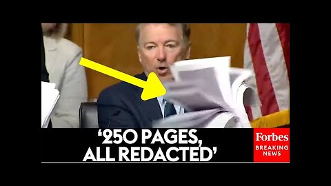 Rand Paul Decries HHS Efforts To Obscure His Requests On COVID-19 Origin