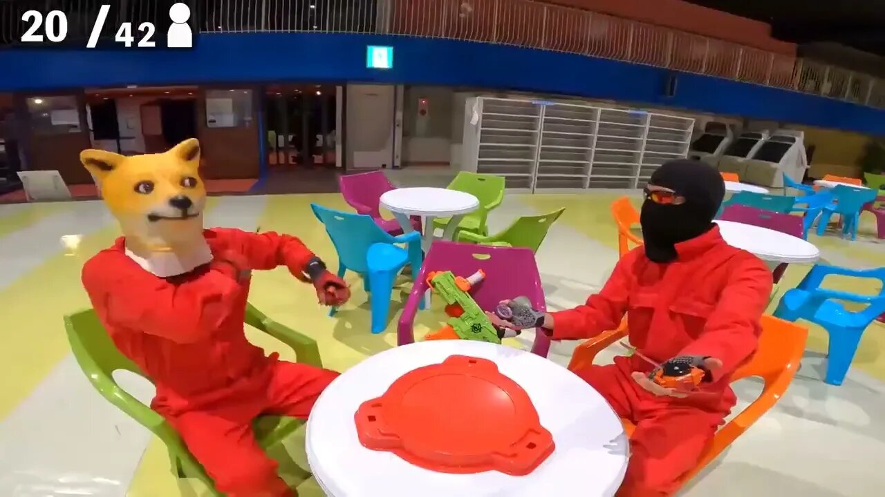 Nerf = War = = Amusement = Park = Battle = 4 = = Nerf = First = Person Shooter