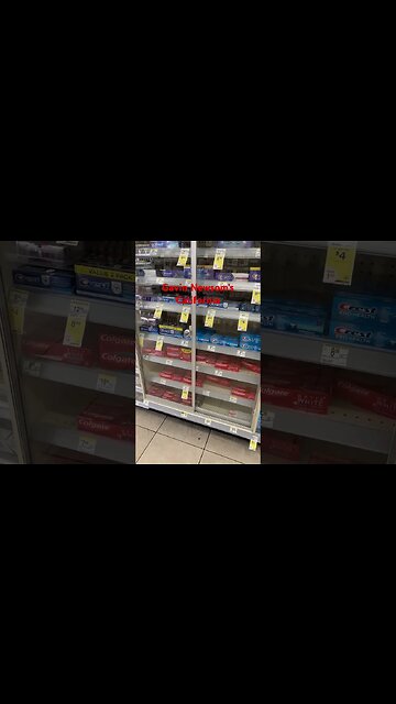 Walgreens in Los Angeles California is completely under lock and key because of California policies.