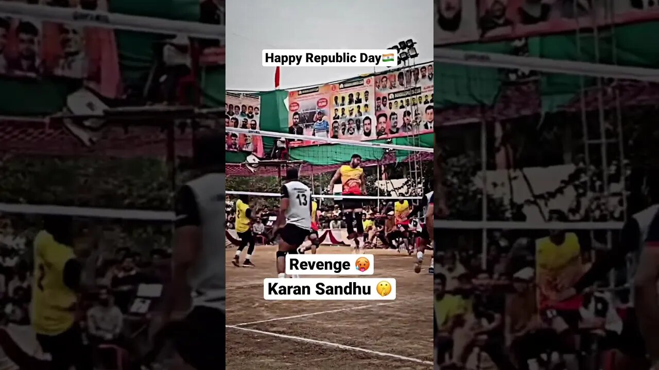 Revenge 🥵 by Karan Sandhu 🤫 & happy Republic Day 🇮🇳, Hindustan volleyball