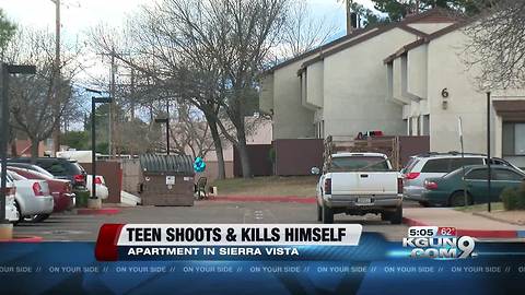 Sierra Vista teen dead in self-inflicted shooting