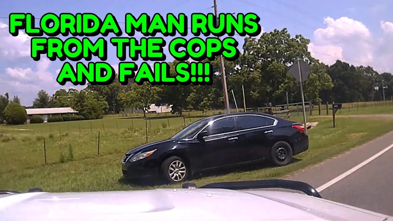 Florida Man Runs From The Cops And Fails!!! Columbia County, Florida - June 11, 2023