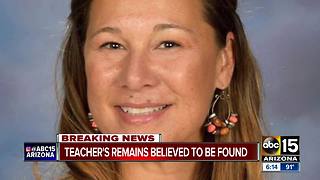 Teacher's remains believed to be found