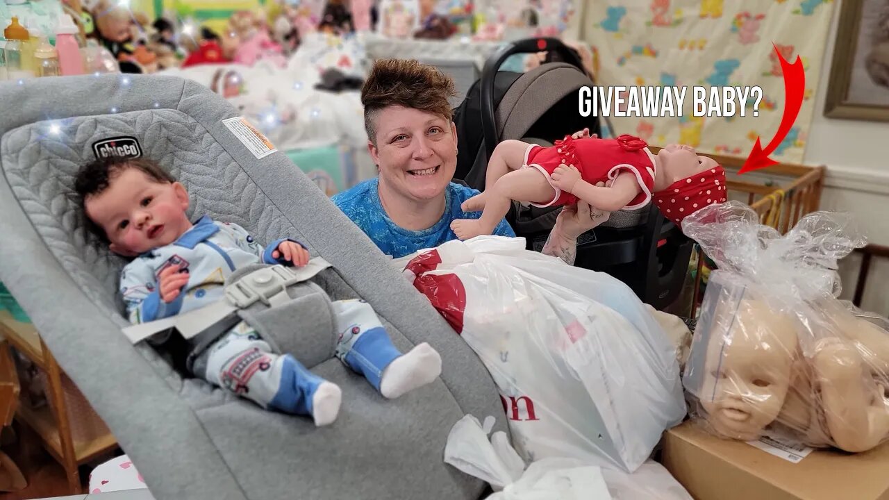 BIG Haul for Work & Reborn Baby Dolls| New Baby Equipment| GIVEAWAY Silicone Baby| nlovewithrebor...