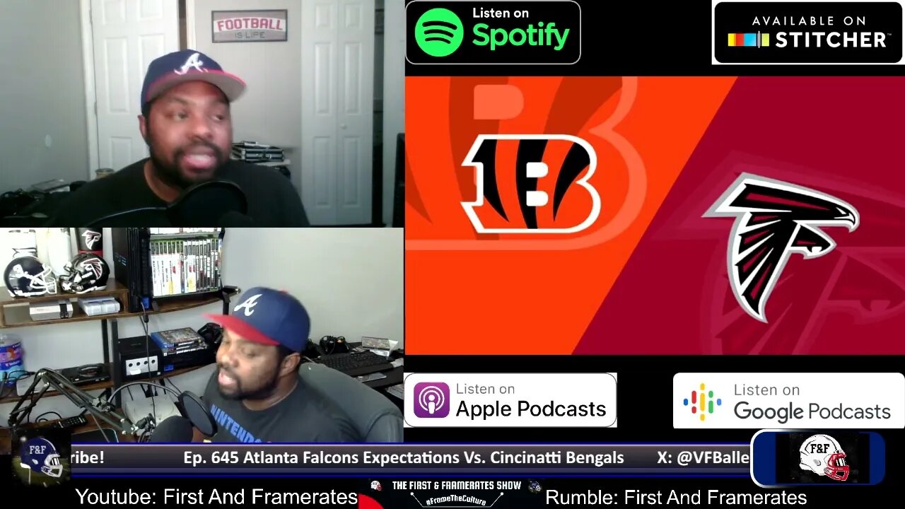 Ep. 645 Atlanta Falcons Expectations Vs. Cincinatti Bengals