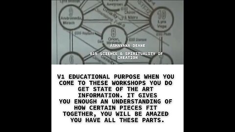 V1 EDUCATIONAL PURPOSE WHEN YOU COME TO THESE WORKSHOPS YOU DO GET STATE OF THE ART INFORMATION. IT