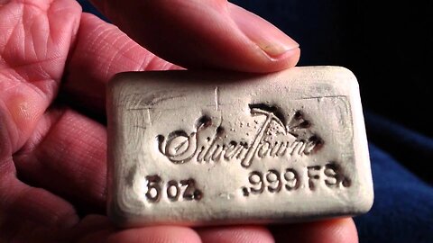 Another Silvertowne 5 Ounce poured Bar