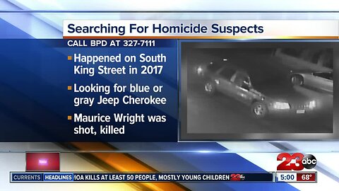 Bakersfield police searching for 2017 homicide suspect