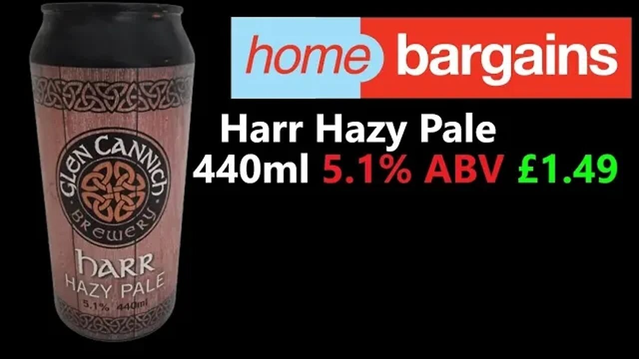 Home Bargains Pale Ale video done completely wrong...