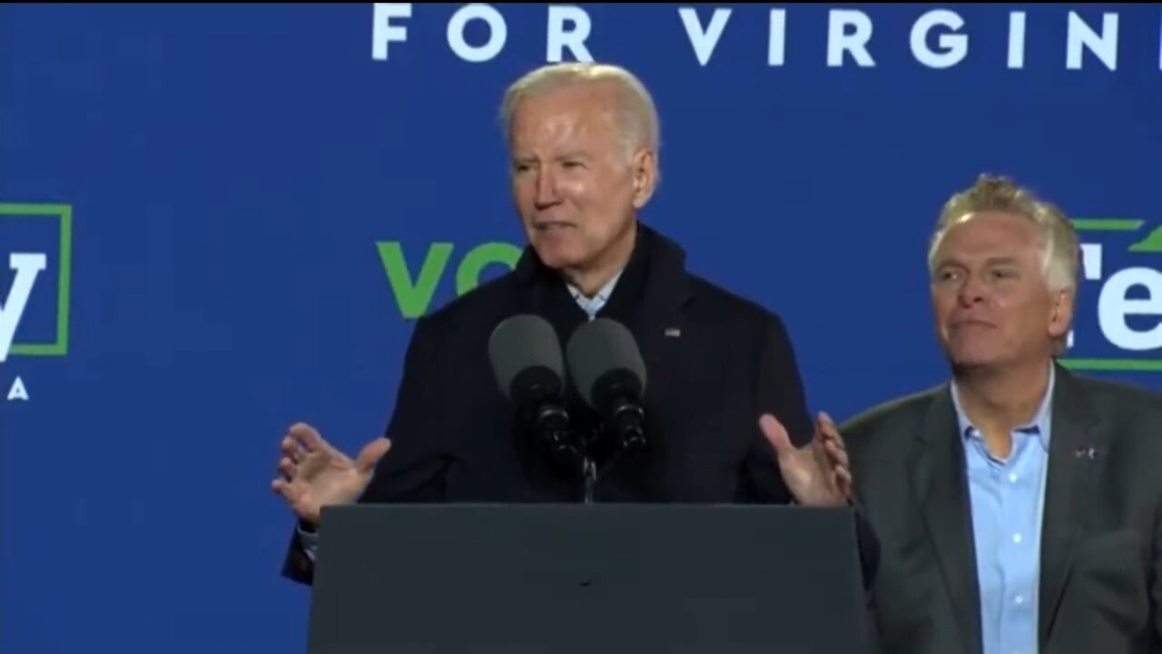 Biden Accuses Glenn Youngkin Of Being An Extremist