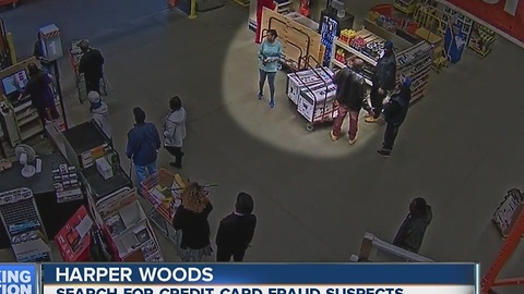Search for credit card fraud suspcts