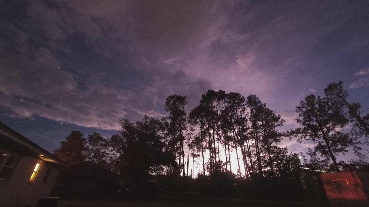 Thunderstorm time lapse 8/27/21