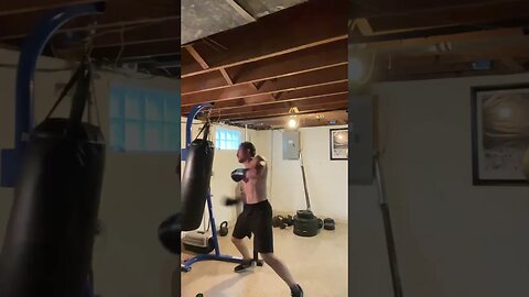 Basement Boxing with some kicks